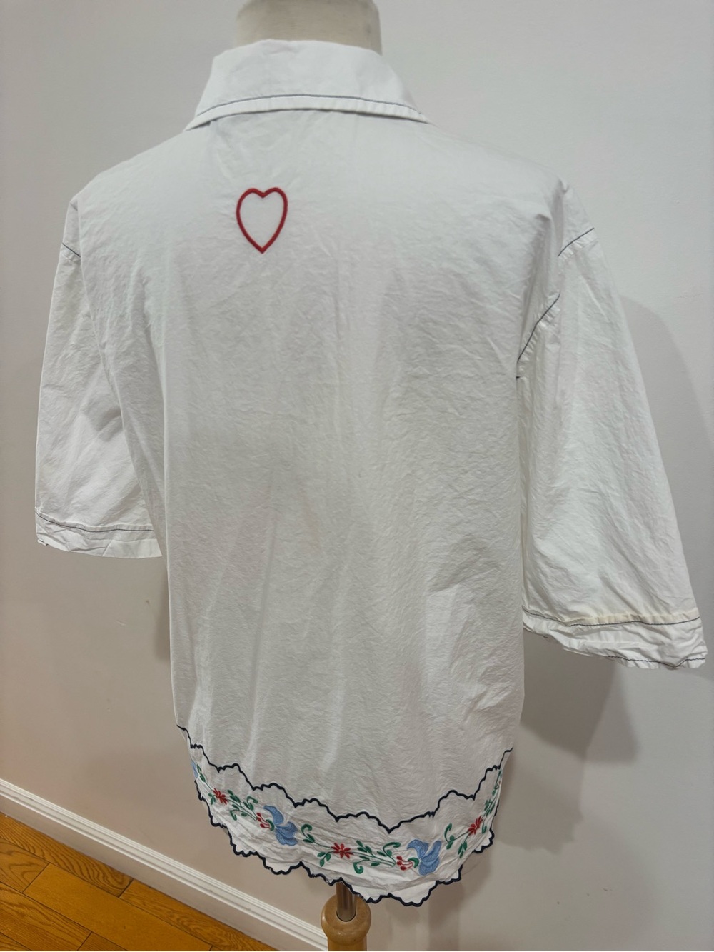 Stella Nova Coloured Embroidered Oversized Shirt, Size: M - Picture 11 of 14